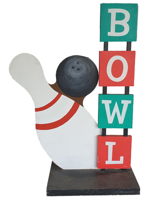 Bowl Sign Props, Prop Hire