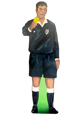 Football Referee Silhouettes Props, Prop Hire