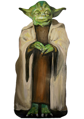 Yoda Silhouette Props, Prop Hire