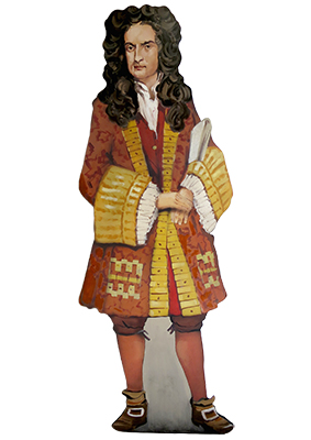Sir Isaac Newton Silhouette Props, Prop Hire
