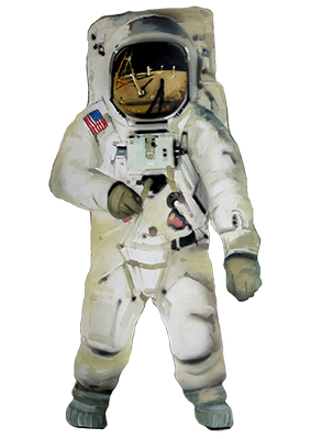 Astronaut Silhouette Props, Prop Hire