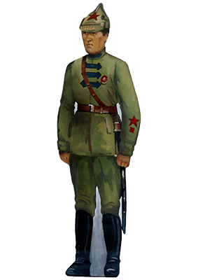 Russian Civil War Red Army Soldier Silhouette Props, Prop Hire