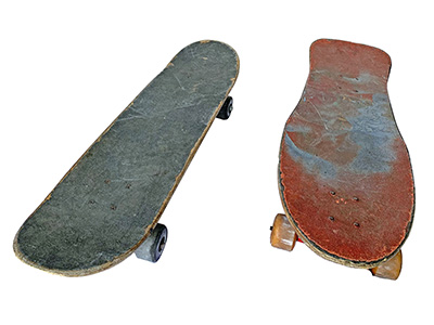 Retro Skateboards Props, Prop Hire