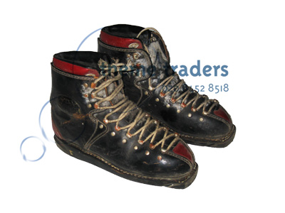 Vintage ski boots Props, Prop Hire