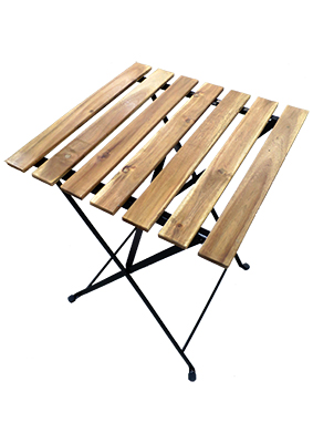 Garden Slats Tables Props, Prop Hire