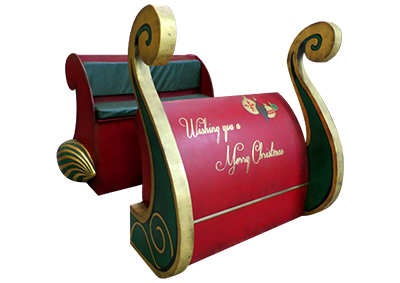 Sleigh Benches Props, Prop Hire