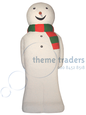 2.5 Metre Snowman Statue Props, Prop Hire