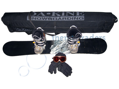 Snowboard kit Props, Prop Hire