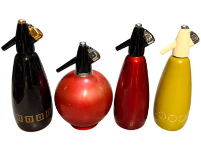 Soda Syphons Speciality Shapes Props, Prop Hire