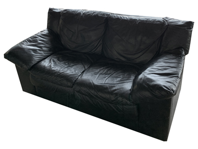 Leather 2 Seater Sofa Props, Prop Hire