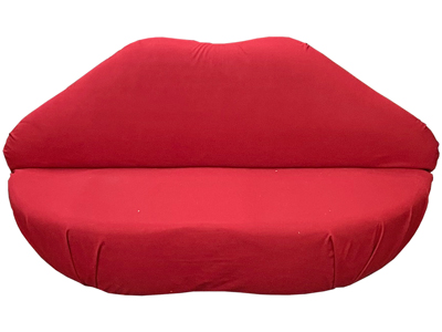 Red Lip Sofa Props, Prop Hire