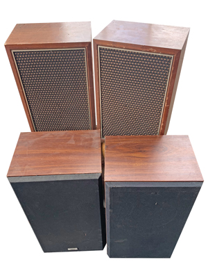 Retro Domestic Speakers Props, Prop Hire