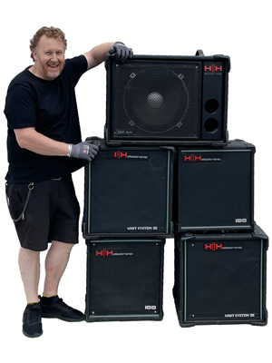 HH Heavy Duty Cube Speakers (priced per item) Props, Prop Hire