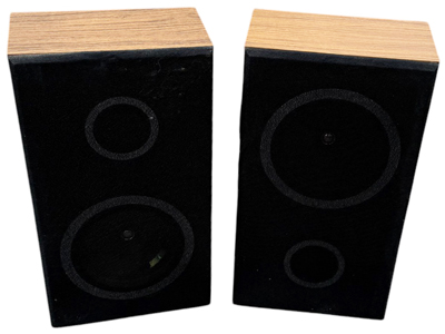 Retro Brown Speakers (Priced per item) Props, Prop Hire