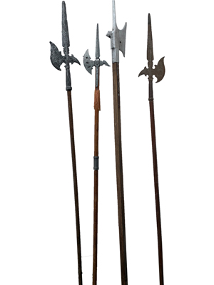 Spears Halberds Props, Prop Hire