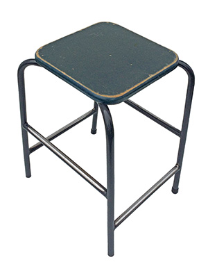 Dark Blue and Grey Stool Props, Prop Hire