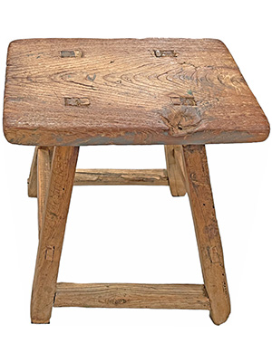 Ancient Wood Stool Props, Prop Hire