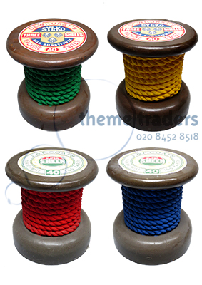 Assorted Colours Rope Stools Props, Prop Hire