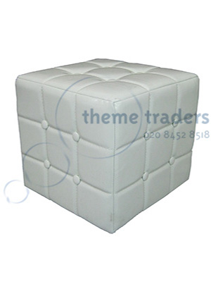 White Cube Stool Props, Prop Hire