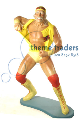 Hulk Hogan Wrestler Statue Props, Prop Hire