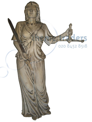 Justice Statue Props, Prop Hire