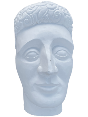 Roman Greek Colossal 2 Metre Relief Head Props, Prop Hire