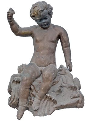 Classical Cherub Boy Statue 70cms Props, Prop Hire