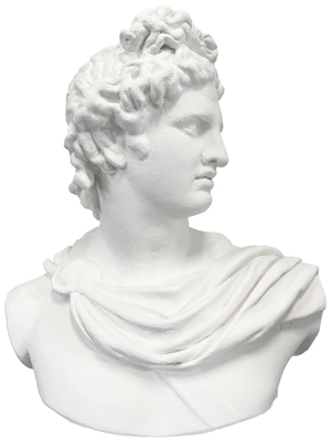 Impressive Caesar Bust Classical Props, Prop Hire