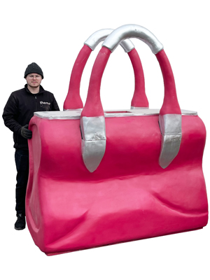 2 Metre Giant Handbag (Can Be Customised By You) Props, Prop Hire