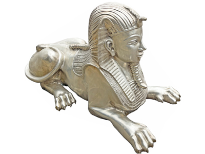 Exquisite Metal Sphinx Props, Prop Hire