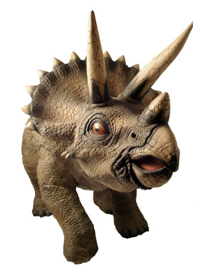 Statue Dinosaur Triceratops Props, Prop Hire