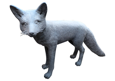 Stone Fox Statue Props, Prop Hire