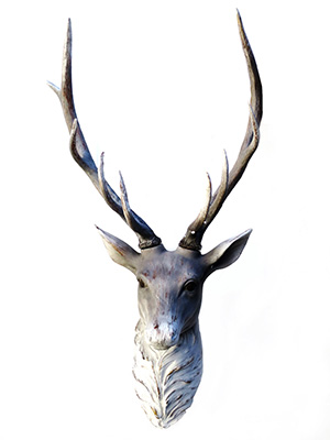 Winter Reindeer Heads Props, Prop Hire