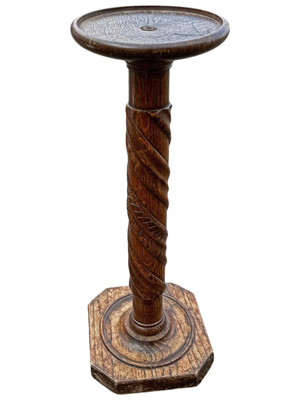 Antique Carved Wooden Pedestal Stand Props, Prop Hire