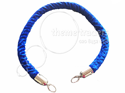 Stanchion Rope Blue Props, Prop Hire