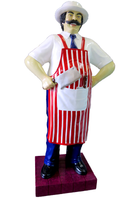 Butcher Statue Props, Prop Hire