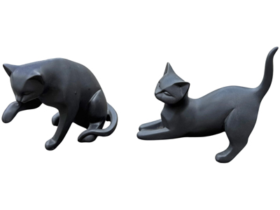 Magic Black Cat Statuettes Props, Prop Hire