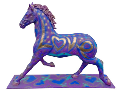 Graffiti Horse Props, Prop Hire