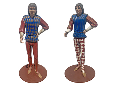 Tudor Castle Page Boy Statues Props, Prop Hire