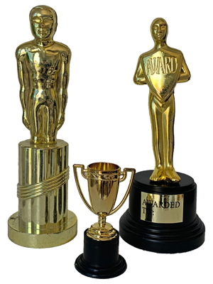 Award Statuettes Props, Prop Hire