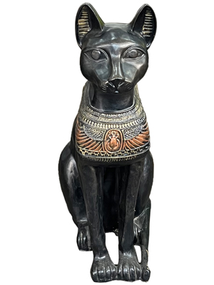 Egyptian Tomb Cat Statue 70Cms Props, Prop Hire