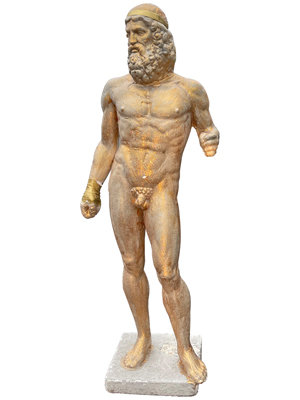 Gold Roman Greek Lifesize Statue Props, Prop Hire