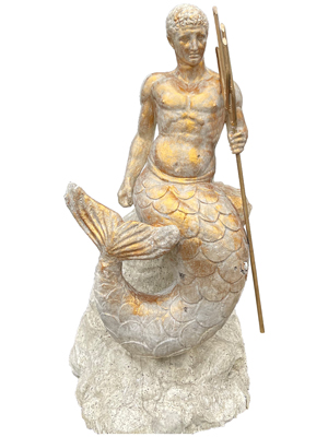 2 Metre Neptune On Plinth Statue Props, Prop Hire