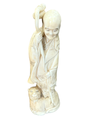 Carved Oriental Ivory Figurine Props, Prop Hire