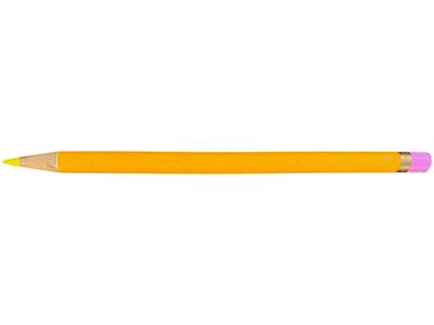 Yellow Oversize Pencil 2.25 Metre Props, Prop Hire
