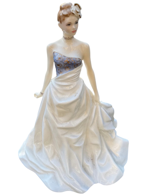 Elegant Woman Figurine Pottery Royal Worcester Props, Prop Hire