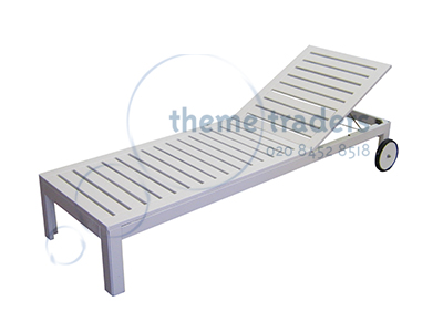 White Sunlounger Props, Prop Hire