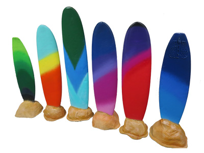 Surfboard freestanding Props, Prop Hire