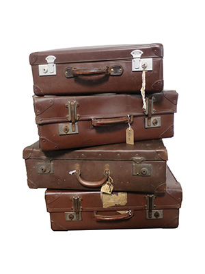 Vintage Suitcase Props, Prop Hire