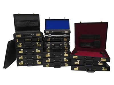 Black Leather Executive Briefcase Props, Prop Hire